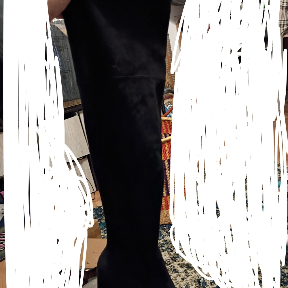NWT IN ORIGINAL BOX Kelly & Katie Black Over the Knee Boots - Picture 3 of 5